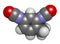 Toluene diisocyanate (TDI, 2,4-TDI) polyurethane building block molecule. May be a carcinogen. Atoms are represented as spheres