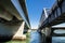 Tom Uglys Bridge is pratt truss spans that is composed of two bridges, cross the Georges River in southern Sydney.