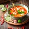 Tom Yum Kung is the national dish of Thailand, famous for its spicy and delicious taste.