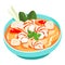 Tom yum kung Thai spicy soup
