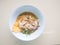 Tom Yum Noodles famous Thai food menu with serving