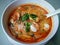 Tom yum seafood noodles