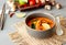 Tom yum soup. Thai cuisine. Healthy eating. Recipes