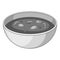 Tom yum thai soup icon monochrome