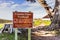 Tomales Point Trailhead signage in Point Reyes National Seashore, Pacific Ocean coastline, California