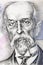 Tomas Garrigue Masaryk a portrait