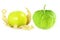 Tomatillo or mexican green tomato fruit or vegetable