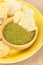 Tomatillo salsa verde, mexican cuisine