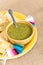 Tomatillo salsa verde, mexican cuisine