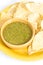 Tomatillo salsa verde, mexican cuisine