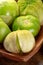 Tomatillos, green tomatoes, Mexican food ingredient on a dark rustic background