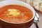 Tomato Bisque with Cheese