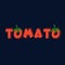 Tomato flat vector lettering