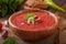 Tomato gazpacho soup