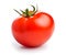 Tomato isolated on a white background, highlighting its natural beauty and color intensity.