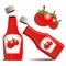 Tomato Ketchup Bottle Vector