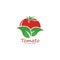 Tomato logo vector icon