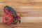 Tomato and Peppers on a Cutting Board