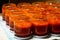 Tomato sauce in the jars traditional prep for the winter months