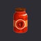 Tomato sauce or juice isolated canned food icon