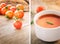Tomato soup collage