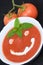 Tomato soup smiley