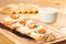 Tomato spread canapes