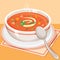 Tomato vegetable soup