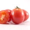 Tomato vegetables pile isolated on white background