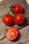 Tomatoes, cooked with herbs for the preservation