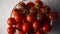 Tomatoes in a glass bowl