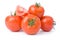 Tomatoes isolated on a white background