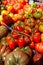 Tomatoes at market