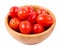 Tomatoes plum shaped in a bowl