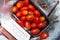 Tomatoes stored until having mold