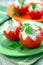 Tomatoes Stuffed with Feta