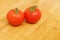 Tomatoes on a table. Fresh and just washed...