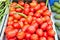 Tomatos in a market