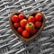 Tomatos - Wooden Heart Shaped Bowl