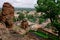 a tomb built by Abdul Aziz in memory of his wife at the bottom of Badami hill now a heritage site. Badami Karnataka