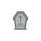 Tomb icon Template vector illustration