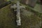 Tomb of London with a cross above