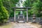 Tomb of Maeda Toshinaga 1562-1614 in Takaoka, Toyama, Japan. He was a Japanese samurai and the