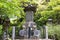 Tomb of Shogitai Warriors at Ueno Park in Tokyo, Japan. Shogitai was an elite samurai shock infantry