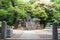 Tomb of Shogitai Warriors at Ueno Park in Tokyo, Japan. Shogitai was an elite samurai shock infantry