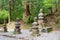 Tomb of Toyotomi Hideyoshi Toyotomi Family at Okunoin Cemetery at Mount Koya in Koya, Wakayama,