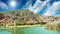 Tombs of the Lycian near the Dalyan river .