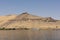 Tombs of the nobles mountain in Aswan Egypt