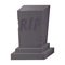 Tombstone grave cemetery death tomb halloween gravestone cross dead graveyard vector