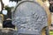 Tombstone at Hollum Cemetery, Island of Ameland, Holland